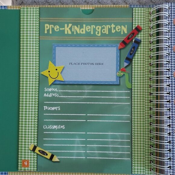 School Days Keepsake Memory Book Memories Pre-K-12 Records Binder Class Events‎ - Picture 4 of 12